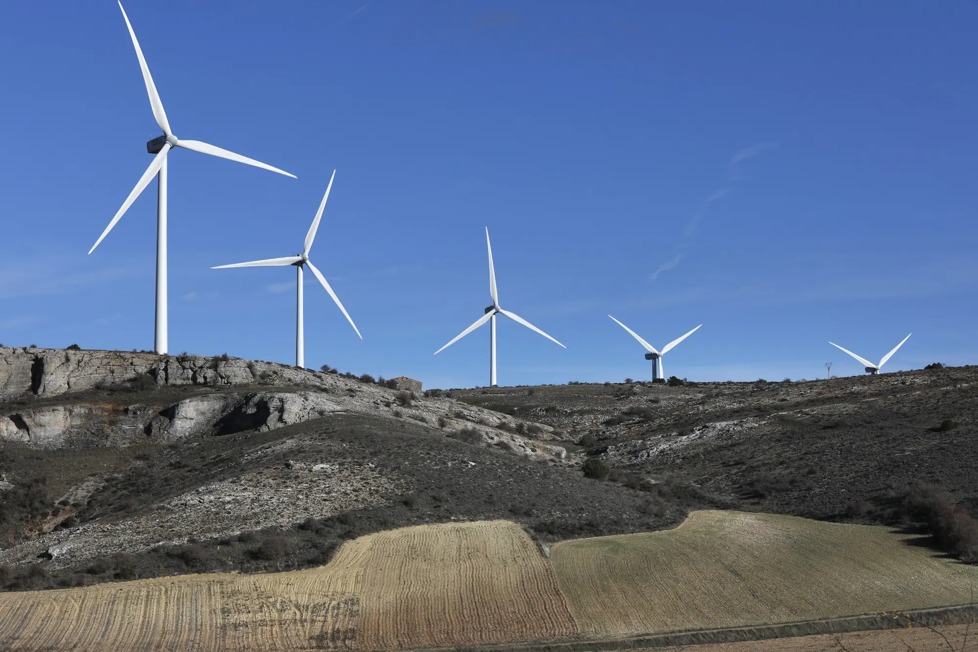 Se pone en marcha el parque eólico de Maranchón, el mayor de España en el momento